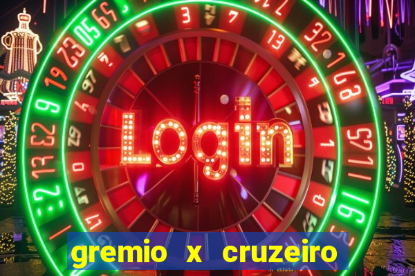 gremio x cruzeiro ao vivo hd